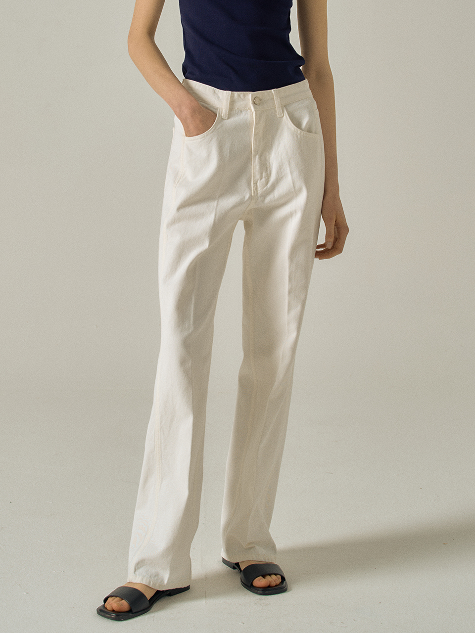 FACADE PATTERN Classic Denim_Clean White