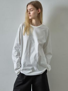 FACADE PATTERN Cotton Long Sleeve T-shirt (4colors)