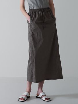 FACADE PATTERN Essential Banding Skirt_Ash
