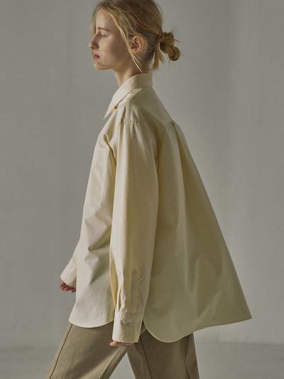 FACADE PATTERN Overfit Poplin Shirt