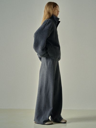 FACADE PATTERN Relax Wool Pants