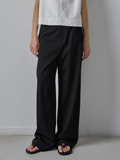 FACADE PATTERN Summer Relax Pants [black]