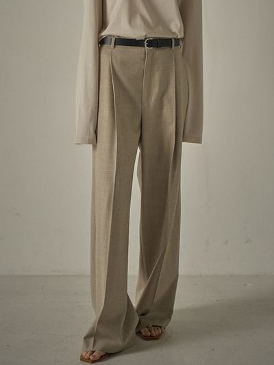 FACADE PATTERN Timeless Wool Pants