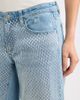 Fade Out Loud Fade Out Loud Bar Studded Low Rise Wide Leg Jeans - 4