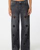 Fade Out Loud Fade Out Loud Bohdi Floral Cutout Straight Leg Jeans - 1