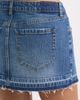 Fade Out Loud Fade Out Loud Button Front Denim Miniskirt - 4