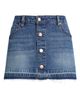 Fade Out Loud Fade Out Loud Button Front Denim Miniskirt - 5