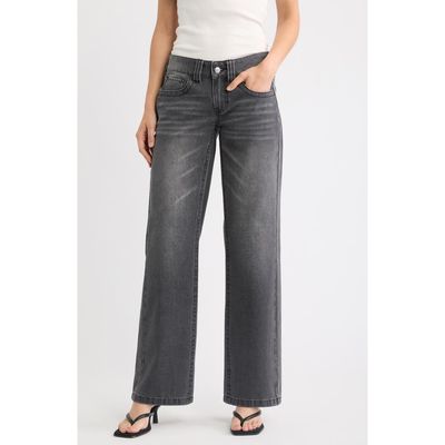 Fade Out Loud Fade Out Loud Forward Seam Low Rise Relaxed Straight Jeans