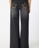 Fade Out Loud Fade Out Loud Frida Star Studded Low Rise Wide Leg Jeans - 2