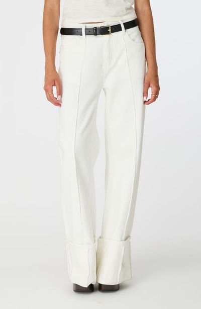 Fade Out Loud Fade Out Loud Ida Selvedge Seamed Wide Leg Jeans