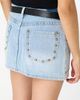 Fade Out Loud Fade Out Loud Kara Studded Denim Miniskirt - 4