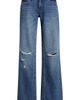 Fade Out Loud Fade Out Loud Low Rise Forward Seam Relaxed Straight Leg Ripped Jeans - 5