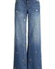 Fade Out Loud Fade Out Loud Lyndz Low Rise Wide Leg Jeans - 5