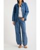 Fade Out Loud Fade Out Loud Patch Pocket Denim Shacket - 1