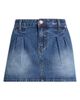 Fade Out Loud Fade Out Loud Pleated Denim Miniskirt - 5