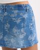 Fade Out Loud Fade Out Loud Rose Jacquard Miniskirt - 4