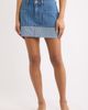 Fade Out Loud Fade Out Loud Stripe Jacquard Utility Cuffed Miniskirt - 1