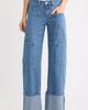 Fade Out Loud Fade Out Loud Striped Jacquard Wide Leg Cargo Jeans - 1