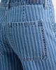Fade Out Loud Fade Out Loud Striped Jacquard Wide Leg Cargo Jeans - 4