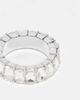 FADED FUTURE Faded Future baguette band ring in silver - 3