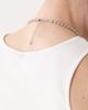 FADED FUTURE Faded Future ball chain necklace in silver - 3