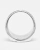 FADED FUTURE Faded Future checkerboard detail signet ring in silver - 4