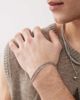 FADED FUTURE Faded Future multirow curb chain bracelets in silver - 2