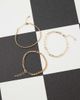 FADED FUTURE Faded Future pack of 3 chain bracelet in gold - 3