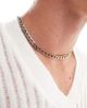 FADED FUTURE Faded Future two tone antique chain necklace in silver - 3