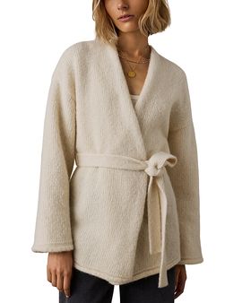 Faherty Faherty Apres Alpaca & Cotton Wrap Cardigan