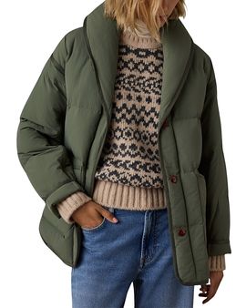 Faherty Faherty Atlas Shawl Collar Puffer Jacket