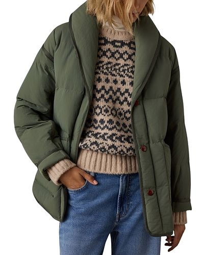 Faherty Faherty Atlas Shawl Collar Puffer Jacket