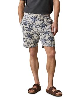 Faherty Faherty Cabana 7.5 Terry Towel Palm Tree Sweat Shorts