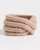Faherty Faherty Chunky Hand Knit Wool Headband Cuban Sand One - 2