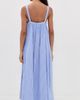 Faherty Faherty Coastal Poplin Emmy Dress Deepwater Stripe - 3