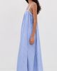 Faherty Faherty Coastal Poplin Emmy Dress Deepwater Stripe - 4