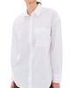Faherty Faherty Coastal Poplin Oversized Shirt White - 1