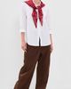 Faherty Faherty Coastal Poplin Oversized Shirt White - 5
