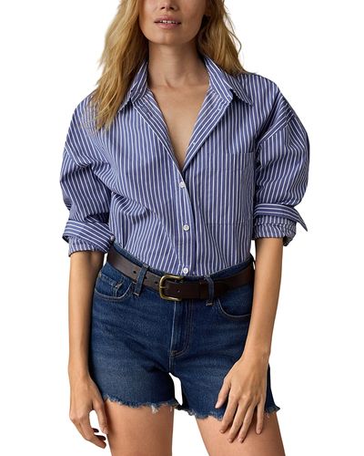 Faherty Faherty Coastal Poplin Relaxed Shirt