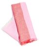 Faherty Faherty Colorblock Oblong Scarf Fuchsia One - 1