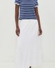 Faherty Faherty Dune Cotton Gauze Rees Skirt White - 5