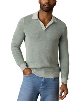 Faherty Faherty Long Sleeve Sunwashed Sweater Polo