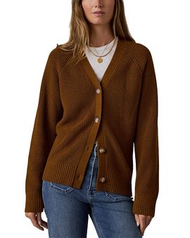 Faherty Faherty Northshore Cotton & Wool V Neck Cardigan