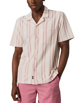 Faherty Faherty Short Sleeve Relaxed Fit Cabana Towel Terry Shirt