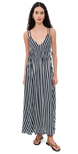 Faherty Faherty Sunbeam Dress Spellbound Coastal Stripe