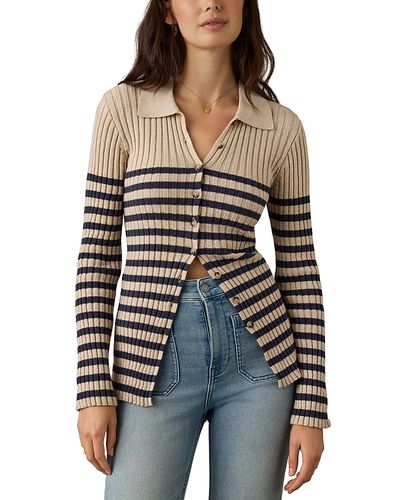 Faherty Faherty Sunwashed Cotton Ribbed Cardigan