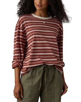 Faherty Faherty Sunwashed Long Sleeve Retro Tee