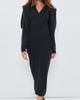 Faherty Faherty Throwback Sweater Dress Charcoal - 5