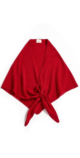 Faherty Faherty Triangle Scarf Scarf Cherry Red One