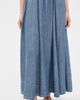 Faherty Faherty Tried & True Chambray Nera Skirt River Mist Wash - 2